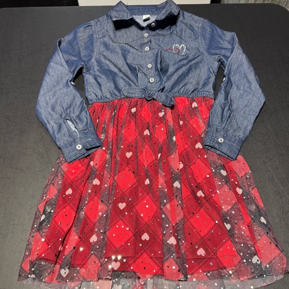 Lot of 2 Girls Valentines Day Outfits - Picture 2 of 3